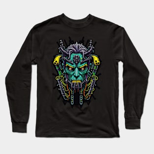 Cyborg Heads Long Sleeve T-Shirt